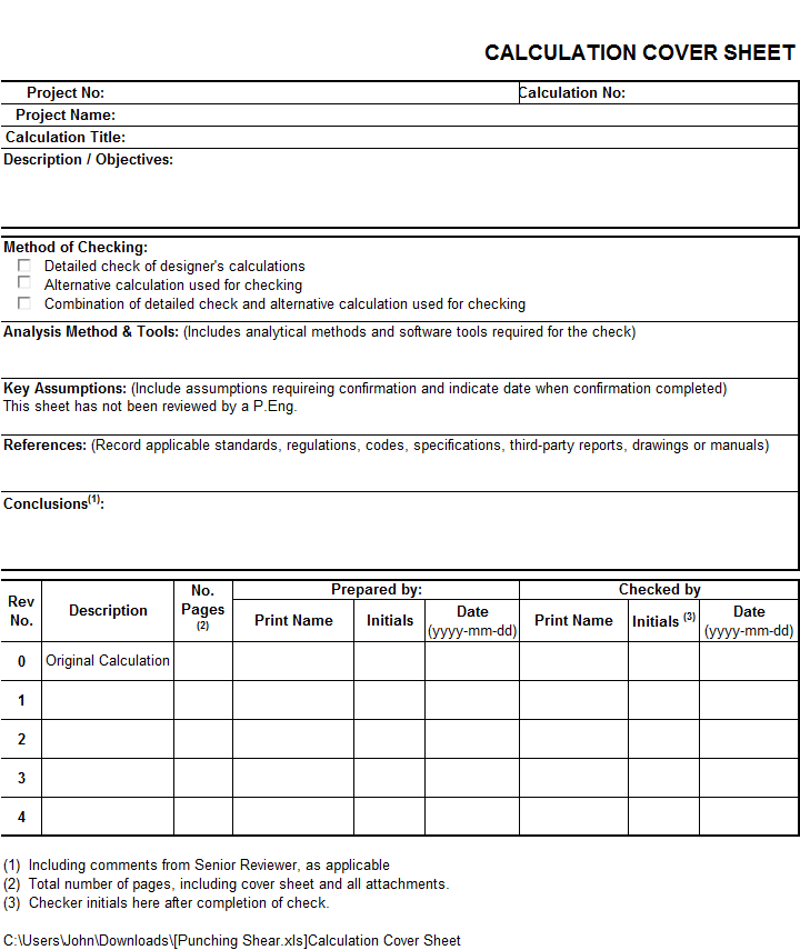 Punching Shear Check Concrete Slab (Rectangular and Circular)