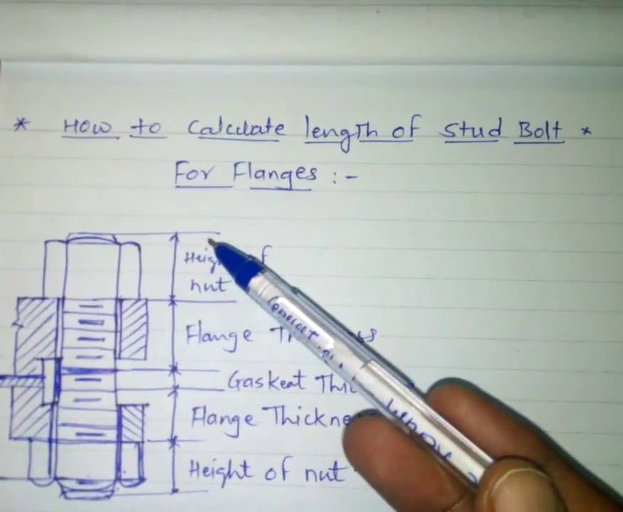 Bolt length calculator