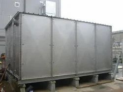 Rectangular tank under hydrostatic pressure