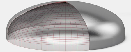 Semi-elliptical head calculator