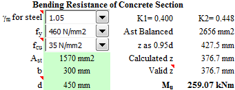 RC Rectangular Section Design to BS8110: Part 1 & 2