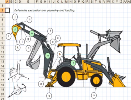 Backhoe Excavator Arm