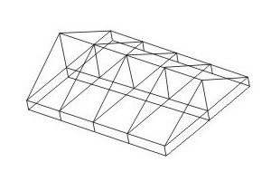 CAD: Automatic generation of framing plans and elevations simple gable frame