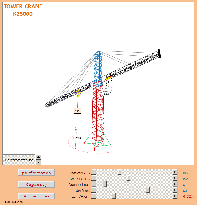 Jugar juegos de computadora prometedor Contrapartida Kroll K25000 Tower Crane