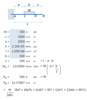 Copy HTML code from boxes opposite and paste into Excel to create live calculation.